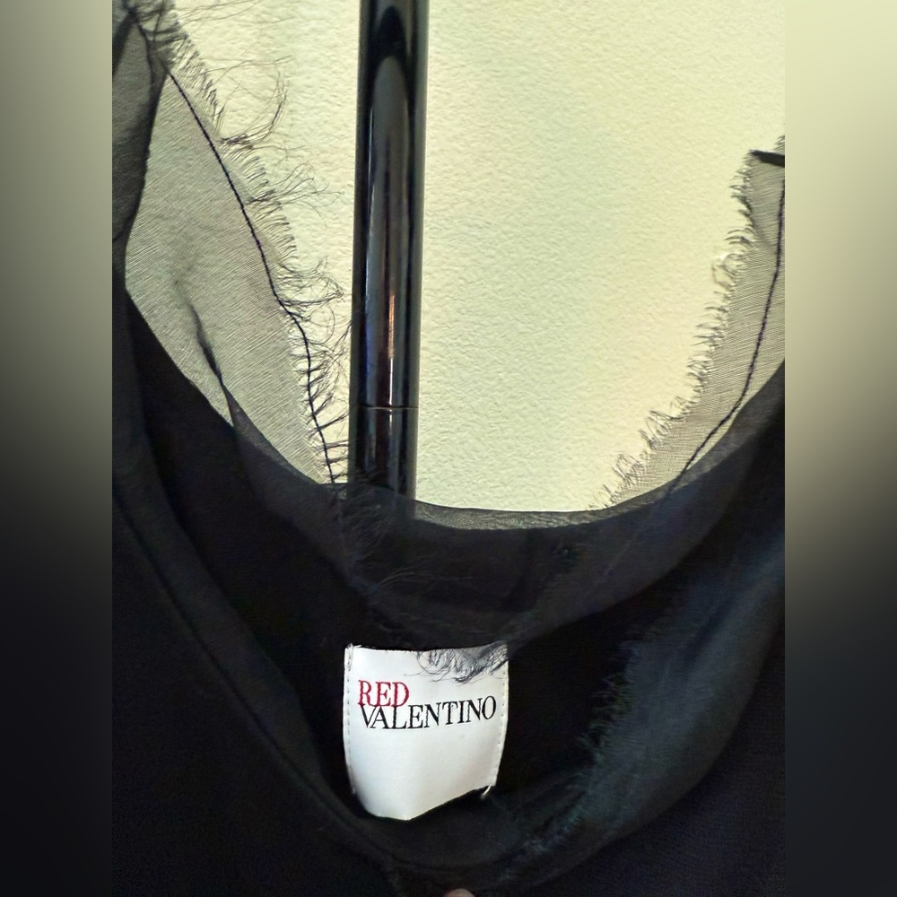 RED Valentino Black Elegant Robe